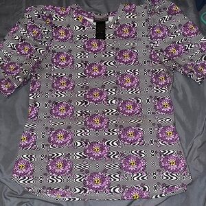 Nooworks - Zigzag purple blouse 💜